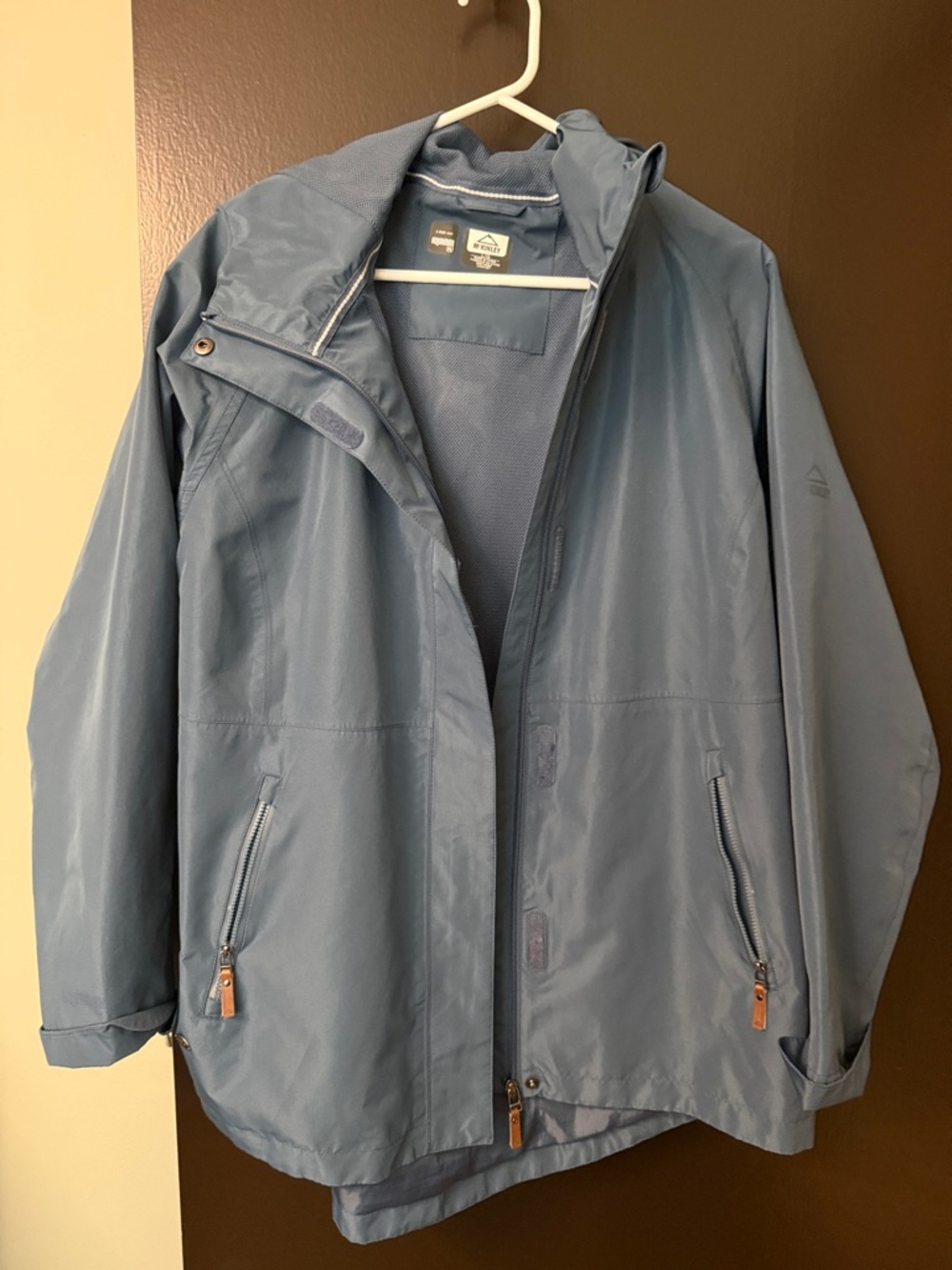 Light Blue Women's Waterproof Jacket